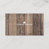 Carte De Visite Outil de charpentier pour constructeurs profession (Dos)