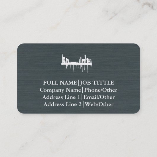 Carte De Visite Outil de charpentier pour constructeurs profession (Dos)