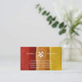 Carte De Visite Outil de charpentier pour constructeurs profession (Debout devant)