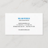 Carte De Visite Outil de goutte du logo de plomberie professionnel (Dos)