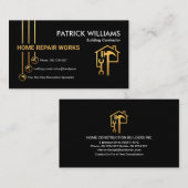 Carte De Visite Outil de main créative Générateur de boutons (Devant / Derrière)