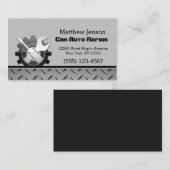 Carte De Visite Outil Diamond Plaque Design Auto Réparer voiture M (Devant / Derrière)