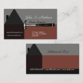 Carte De Visite Outil Handyman pour la construction de maisons pro (Devant / Derrière)