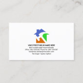 Carte De Visite Outil Handyman Rétro Motif, Travailleur Odd (Dos)