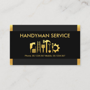 Carte De Visite Outil Handyman Tabs Or Design