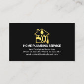 Carte De Visite Outillage manuel pour la construction d'or remarqu (Dos)