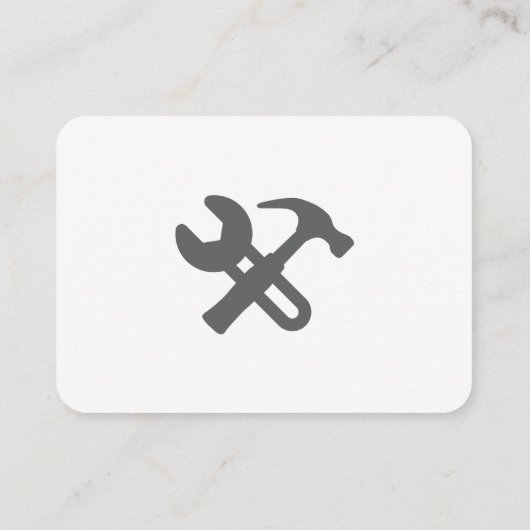 Carte De Visite Outils (Dos)