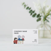 Carte De Visite Outils à C.A. et clé à tube (Debout devant)