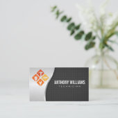 Carte De Visite Outils à main | Technicien | Entrepreneur (Debout devant)