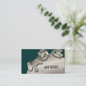 Carte De Visite Outils autorisés d'entreprise de construction (Debout devant)