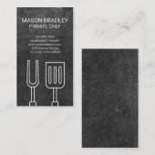 Carte De Visite Outils Barbecue (Devant / Derrière)