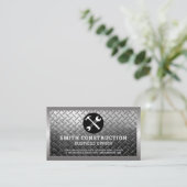 Carte De Visite Outils Builder | Acier de construction (Debout devant)