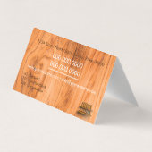Carte De Visite Outils Carpenter professionnels (Dos)