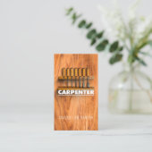 Carte De Visite Outils Carpenter professionnels (Debout devant)