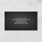 Carte De Visite Outils Compass Architect (Dos)