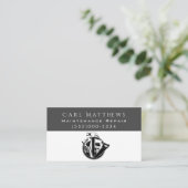 Carte De Visite Outils Conception Handyman Maintenance Service de (Debout devant)