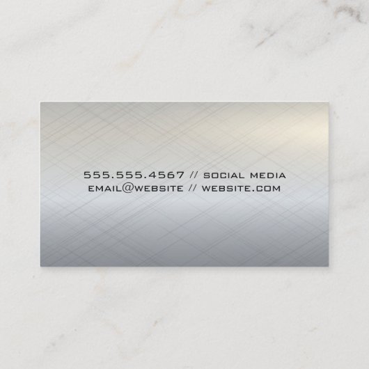 Carte De Visite Outils d'alimentation | Constructeur de menuiserie (Dos)