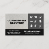 Carte De Visite Outils d'alimentation de construction (Devant)