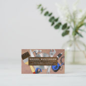 Carte De Visite Outils d'alimentation de construction | Bois (Debout devant)