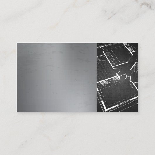 Carte De Visite Outils d'architecture | Plan directeur (Dos)