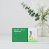 Carte De Visite outils d'arpenteur (Debout devant)