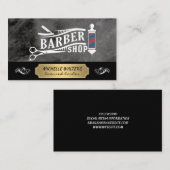 Carte De Visite Outils d'atelier de coiffure | Coupe (Devant / Derrière)