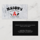 Carte De Visite Outils de barbecue incendie (Devant / Derrière)