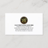 Carte De Visite Outils de bricolage créatifs Paysage de l'arbre (Dos)