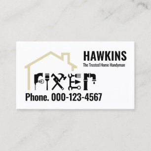 Carte De Visite Outils de bricoleur de réparation de fixateur de m