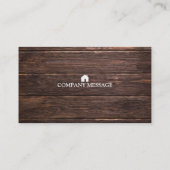 Carte De Visite Outils de charpentier constructeur professionnel m (Dos)