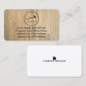 Carte De Visite Outils de charpentier constructeur professionnel m (Devant / Derrière)