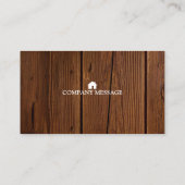 Carte De Visite Outils de charpentier constructeur professionnel m (Dos)