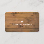 Carte De Visite Outils de charpentier constructeur professionnel m (Dos)