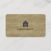 Carte De Visite Outils de charpentier constructeur professionnel m (Dos)