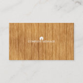 Carte De Visite Outils de charpentier de construction professionne (Dos)