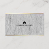 Carte De Visite Outils de charpentier de construction professionne (Dos)