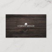 Carte De Visite Outils de charpentier de construction professionne (Dos)