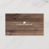 Carte De Visite Outils de charpentier de construction professionne (Dos)