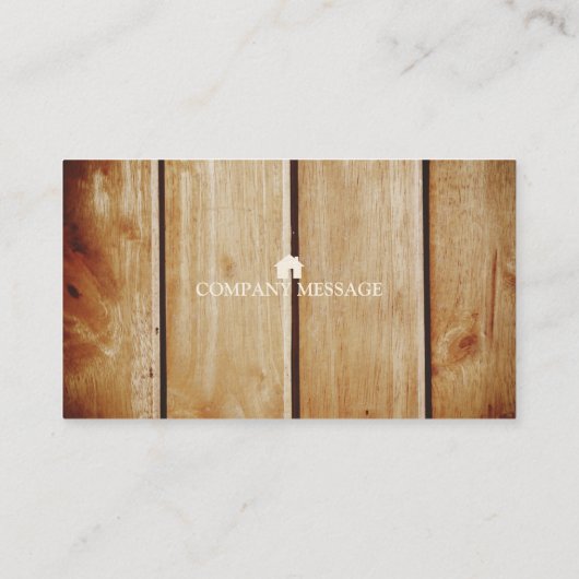 Carte De Visite Outils de charpentier de construction professionne (Dos)