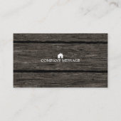 Carte De Visite Outils de charpentier de construction professionne (Dos)