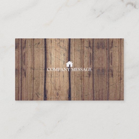 Carte De Visite Outils de charpentier de construction professionne (Dos)