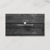 Carte De Visite Outils de charpentier menuisier constructeur profe (Dos)