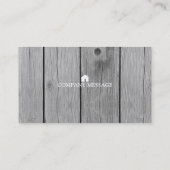 Carte De Visite Outils de charpentier pour constructeur profession (Dos)