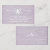 Carte De Visite Outils de charpentier pour constructeurs professio (Devant / Derrière)