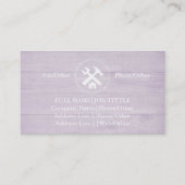 Carte De Visite Outils de charpentier pour constructeurs professio (Devant)