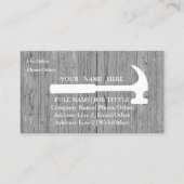 Carte De Visite Outils de charpentier pour constructeurs professio (Devant)