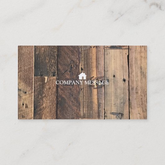 Carte De Visite Outils de charpentier pour les constructeurs profe (Dos)