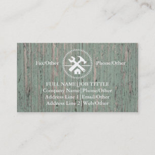 Carte De Visite Outils de charpentier pour les constructeurs profe