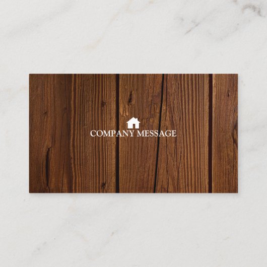 Carte De Visite Outils de charpentier pour les constructeurs profe (Dos)