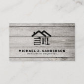 Carte De Visite Outils de charpentier professionnel de menuisier e (Devant)
